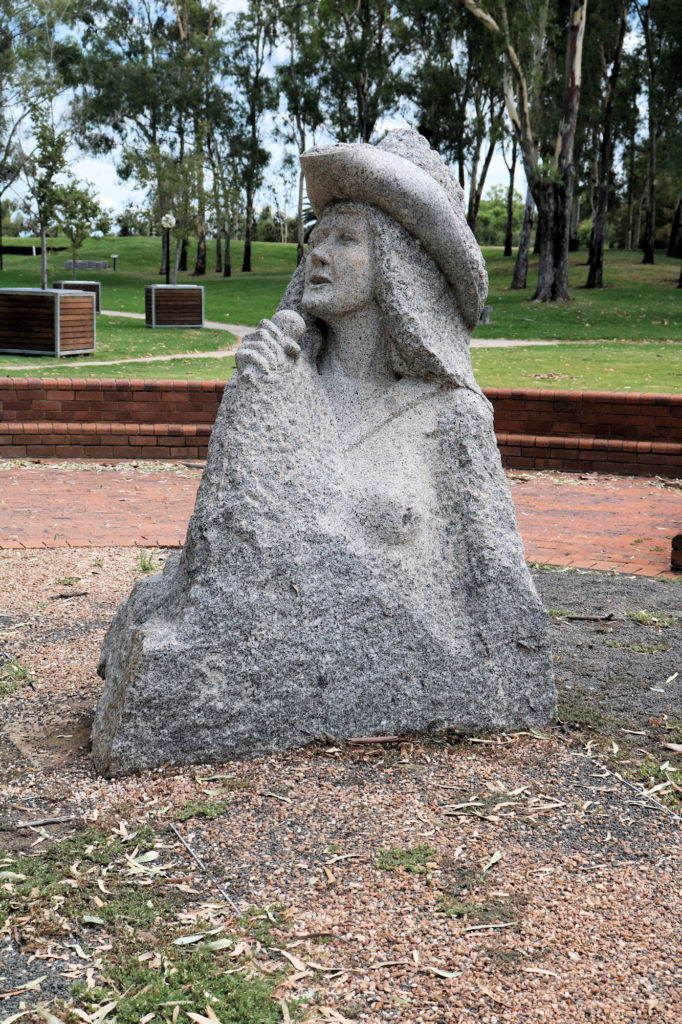 Female Country Singer Sculpture Bicentennial Park