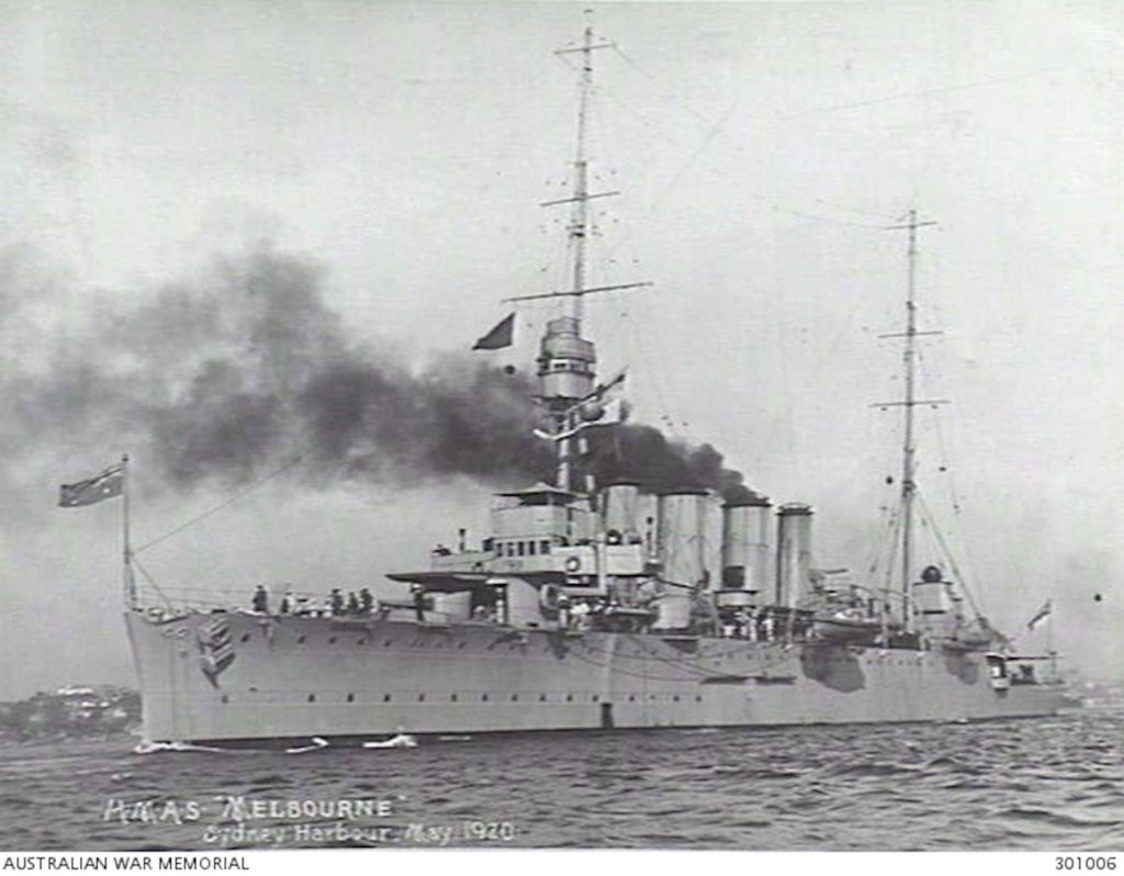 HMAS Melbourne (I) 1920 in Sydney