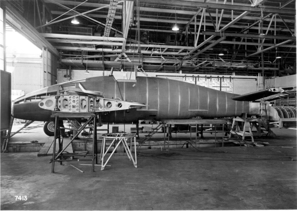 Grumman XP-50 Under Construction