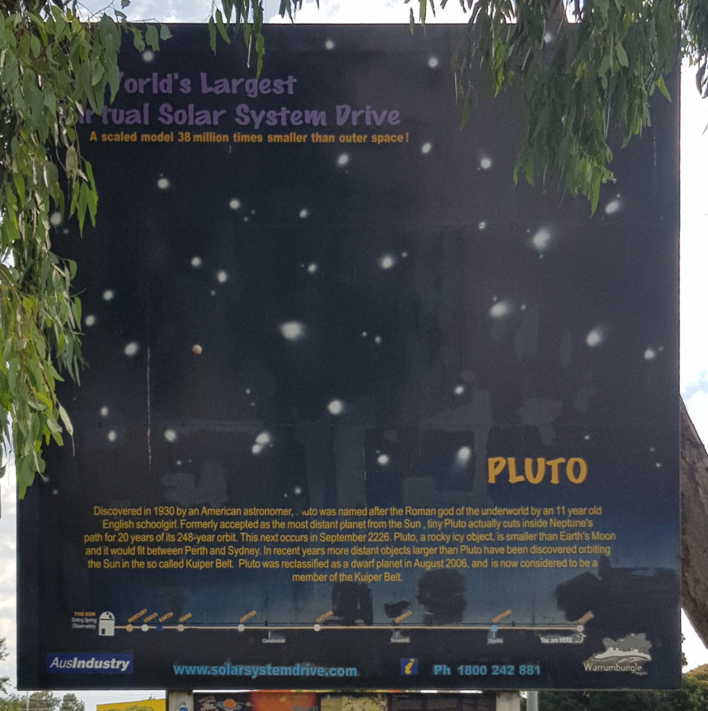 Pluto Information Board