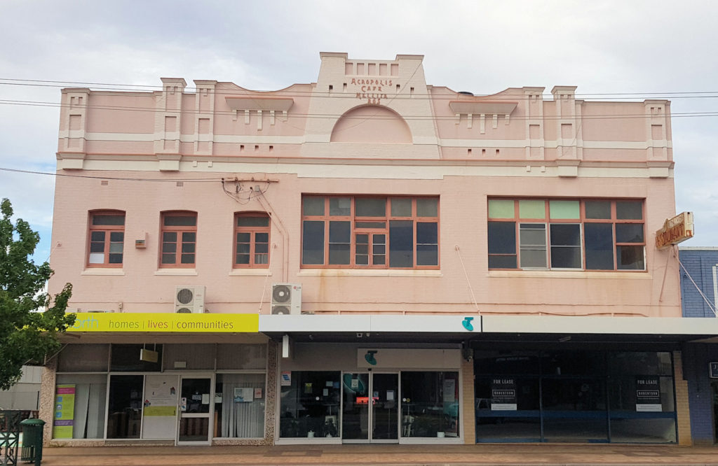 Old Acropolis Café Building Kamilaroi Highway