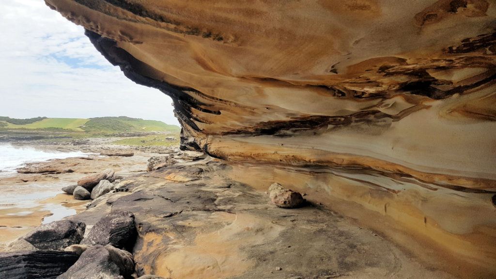 Undercut Cliff on Cape Banks