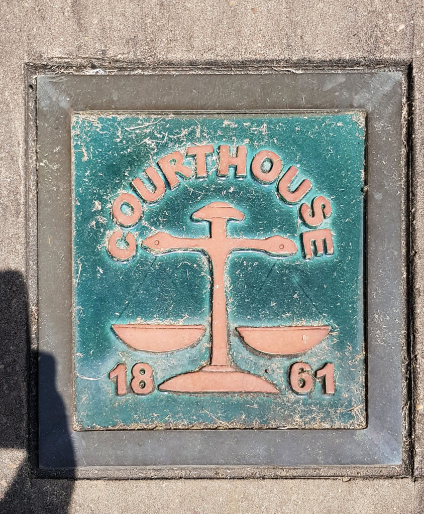 Courthouse Plaque