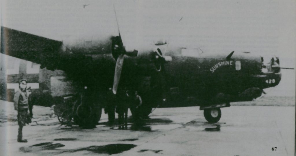 Consolidated B-24H Liberator 42-52106 "Sunshine"