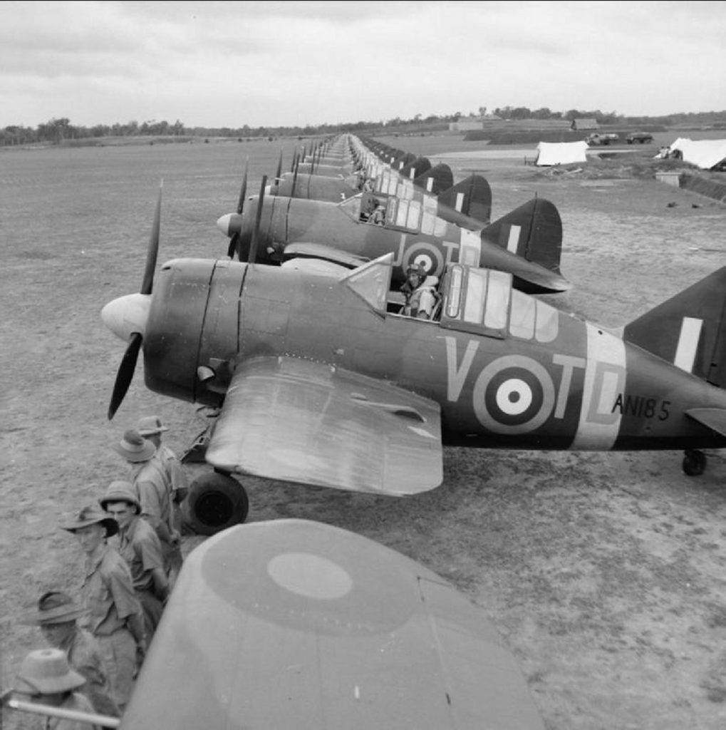 Brewster Buffalos of 453 Sqn RAAF in Singapore in 1941