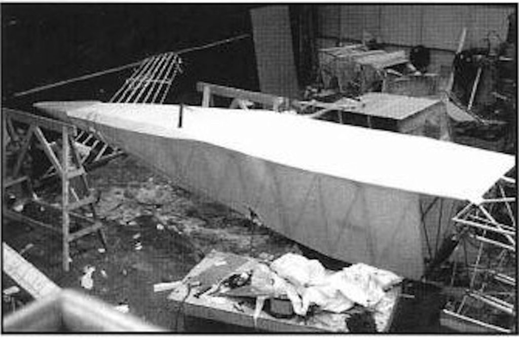 Convair Kingfish Radar Test Model Under Construction