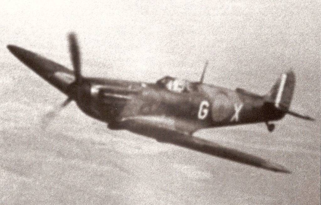 Spitfire MkI Luftwaffe Serial G+X Being Used in a Luftwaffe Propaganda Film