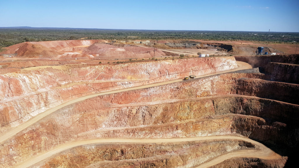 Fort Bourke Lookout Over the New Cobar Mine Site