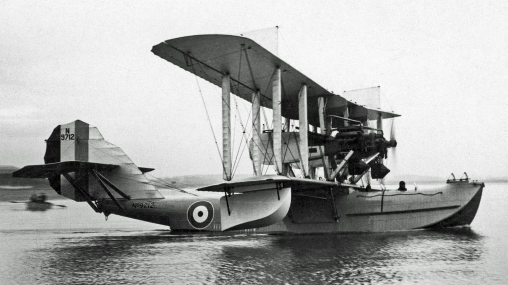 English Electric P5 Kingston Mk II N9712 after being fitted with a with metal hull.