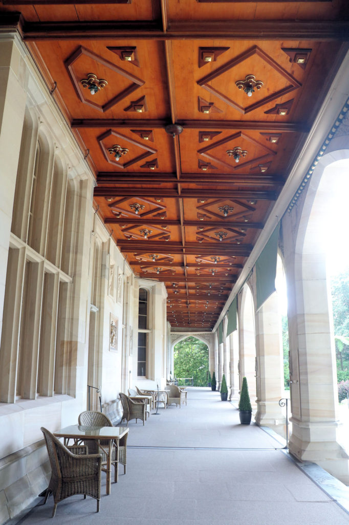 Decorative Ceiling Inside the Colonnade