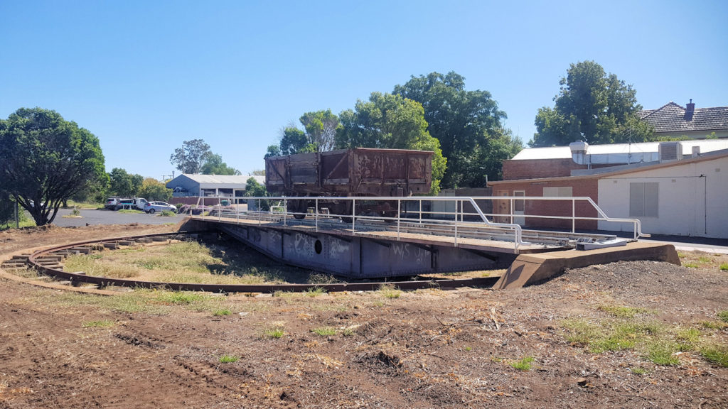 1950s Rail Car and Turntable Narromine