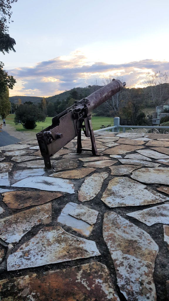 Hill End War Memorial Machine Gun