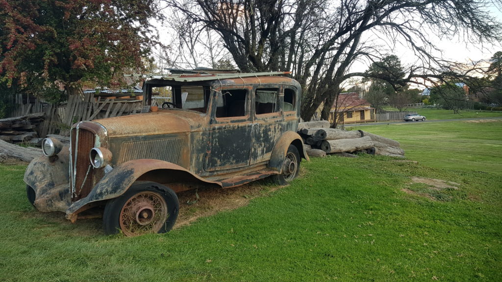 Rusty Car Wreck Hill End