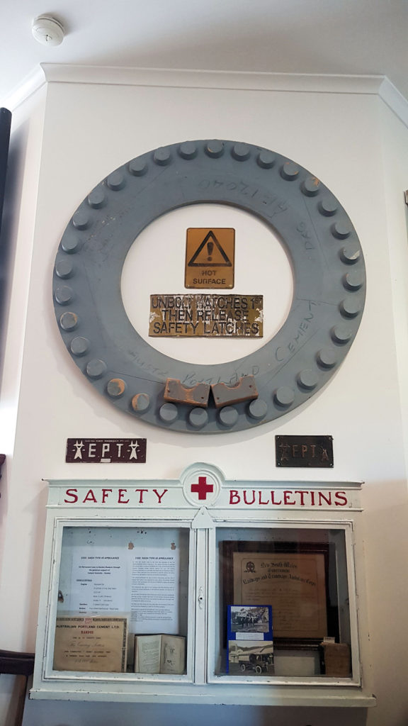 The Mine's Old Safety Sign