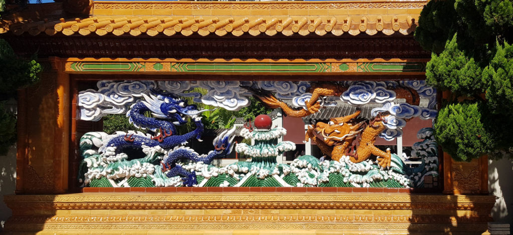 Chinese Garden of Friendship Dragon Wall