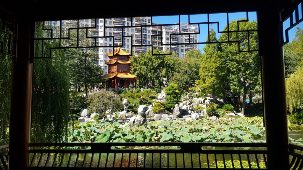 View of the Temple over the Pond