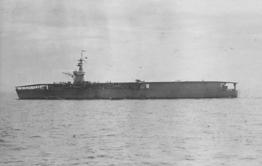 Hōshō off Yokosuka, Japan, 5 Feb 1923