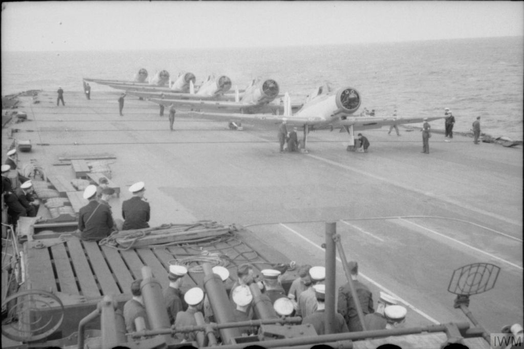 Blackburn Skuas on HMS Ark Royal