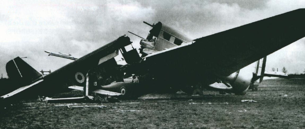 SNCAC NC.900 After Colliding With a Junkers Ju 52