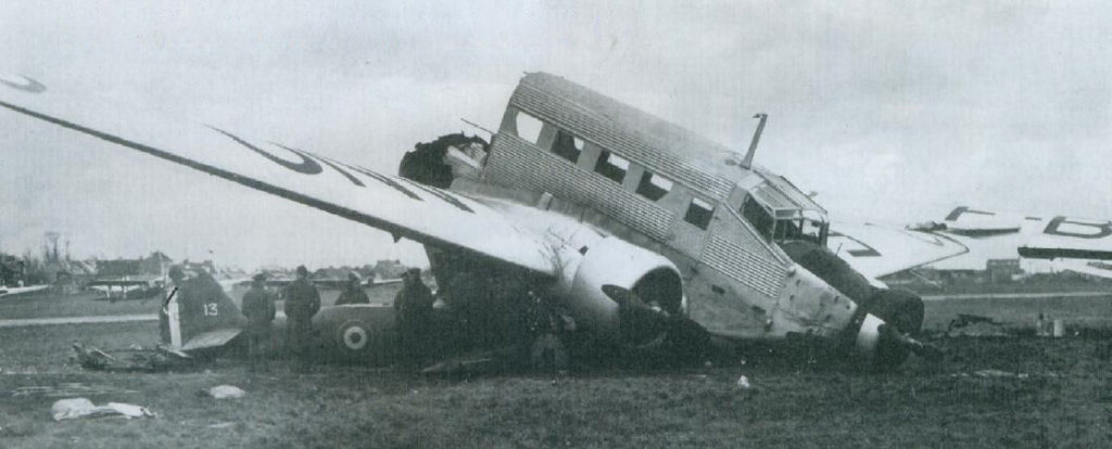 SNCAC NC.900 After Colliding With a Junkers Ju 52