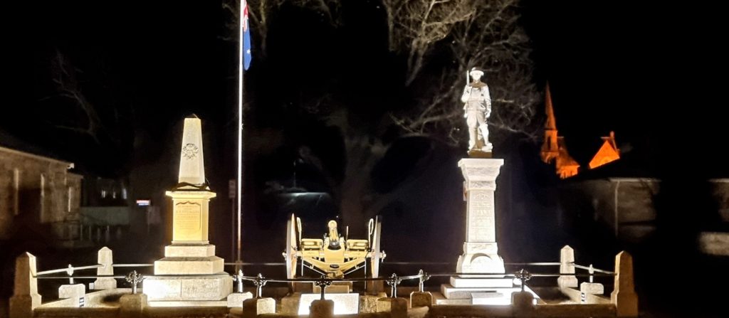 War Memorial At Night