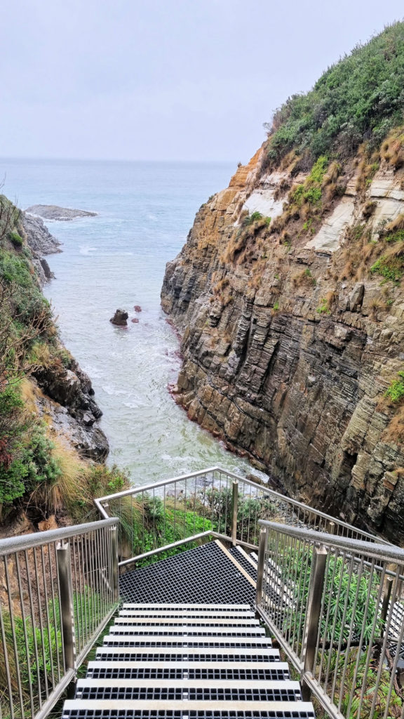 Stairs Down to Remarkable Cave