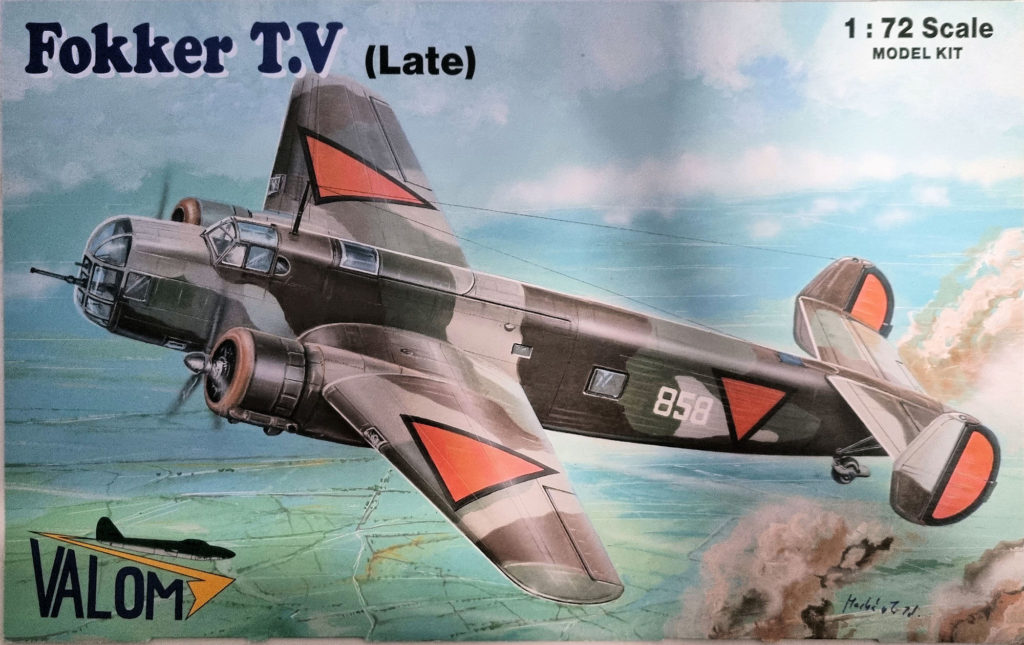 Fokker T.V 857 Box Art by Valom