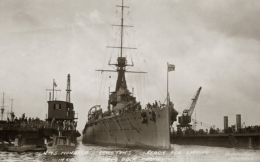 British Royal Navy Battleship HMS Monarch