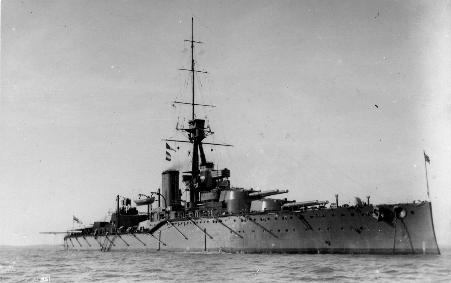 British Royal Navy Battleship HMS Monarch