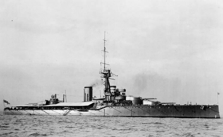 British Royal Navy Battleship HMS Monarch