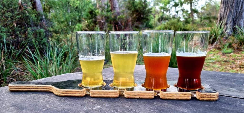 Beer Tasting at Bruny Island Cheese Company