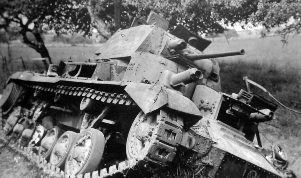 Abandoned A9 Cruiser Mk. I, France 1940