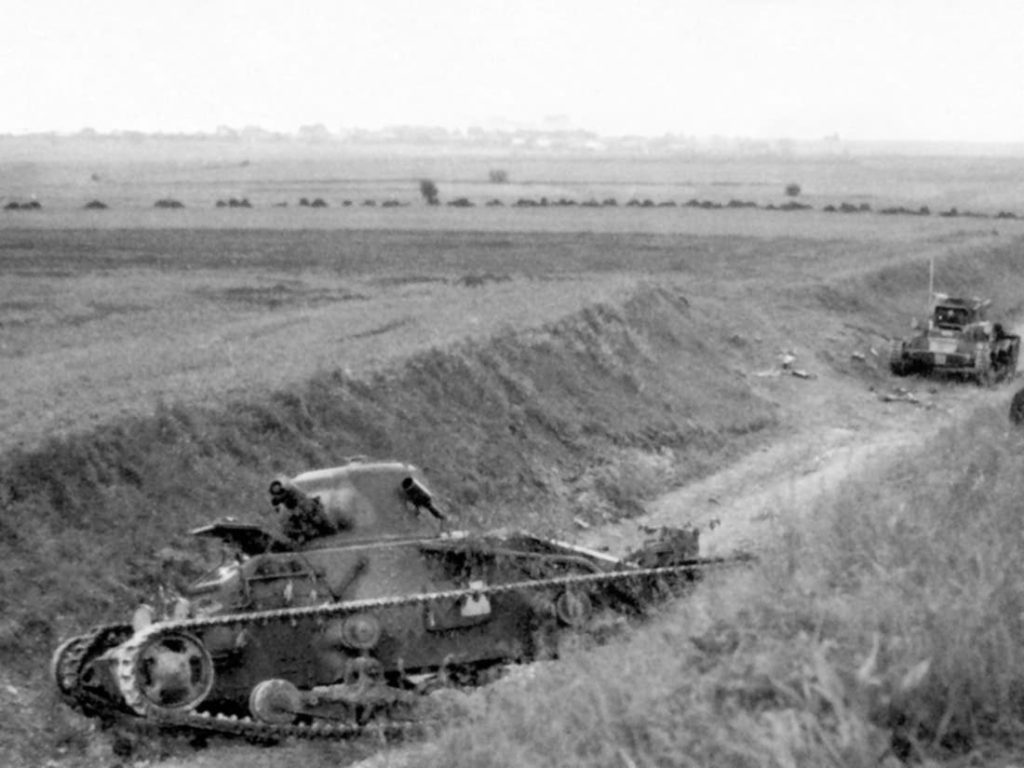 Abandoned Matildas in France 1940