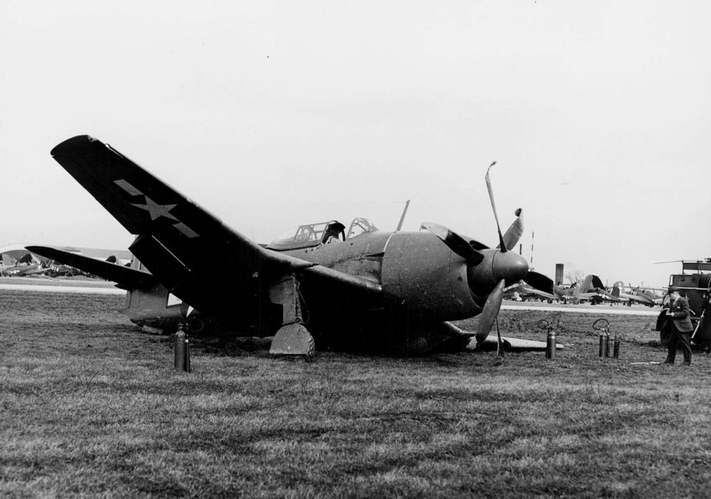 Curtiss XBTC-2 After a Crash in 1946