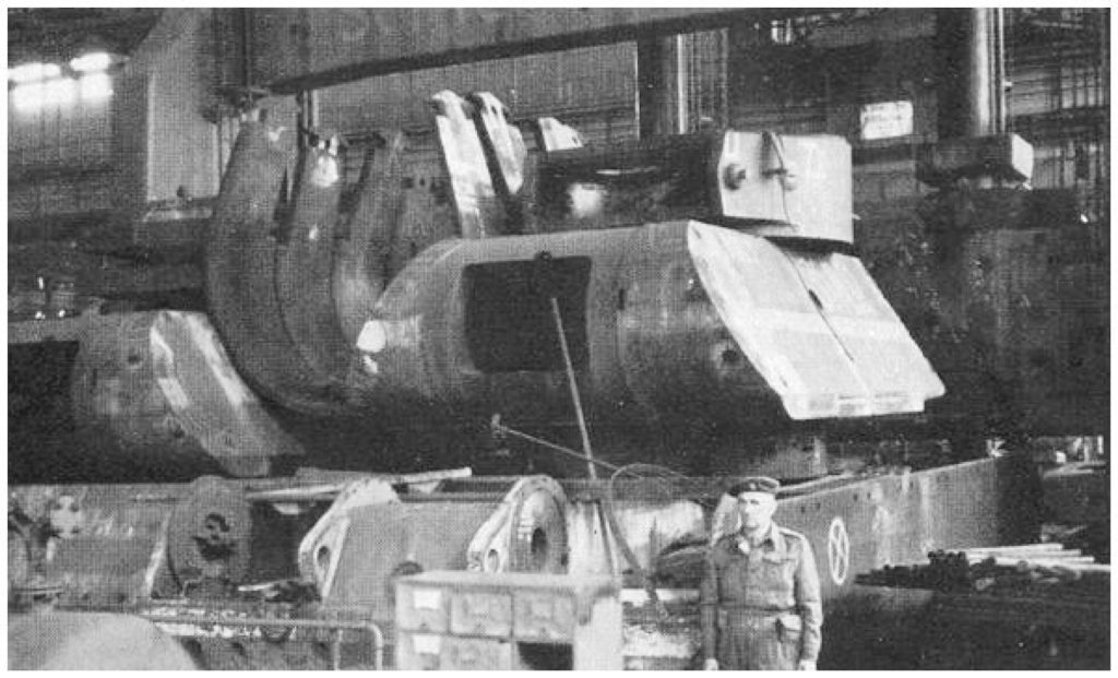 Maus Turret Under Construction