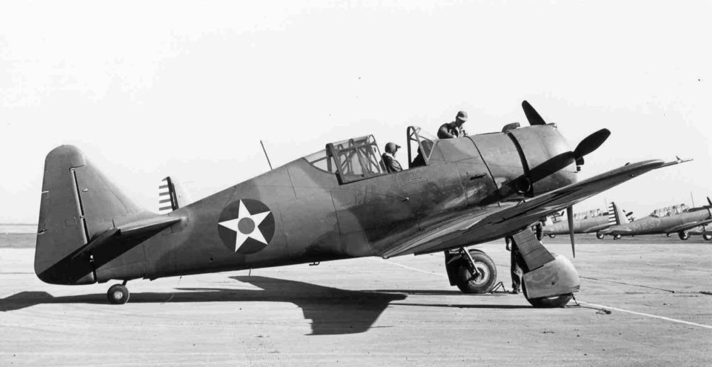 North American P-64 in USAAC Markings