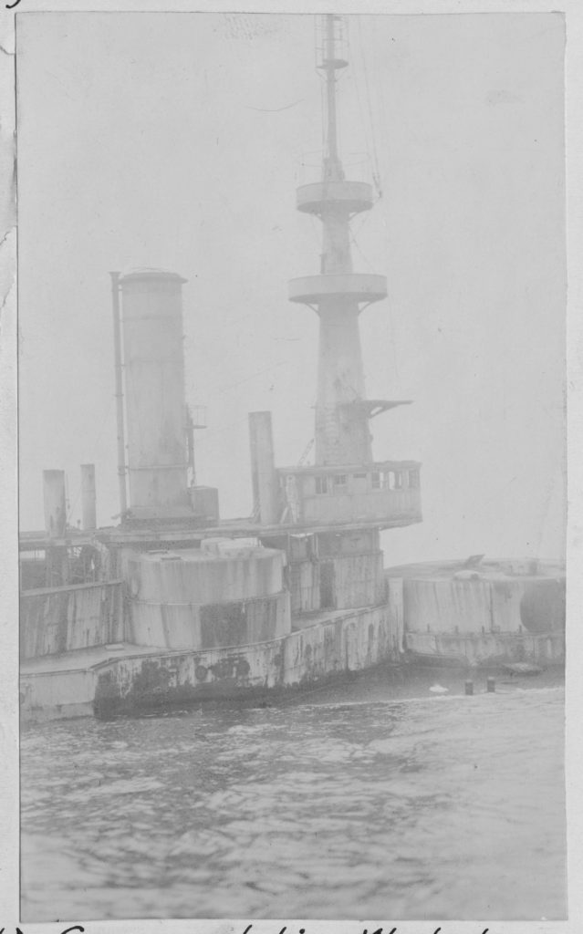 Wreck of the Battleship Massachusetts (BB-2) on 3 March 1922