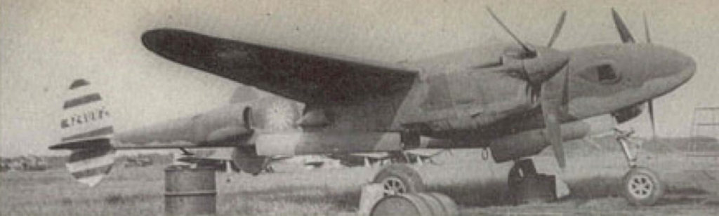 Lockheed F-5E Lightning at Nanking Airfield 1946