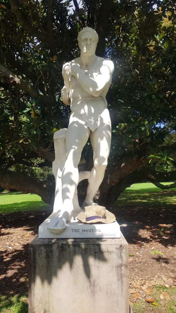 The Boxers Statues Royal Botanic Garden Sydney