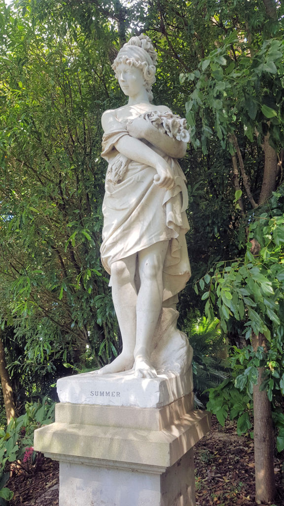 Statues of the Seasons Statues Royal Botanic Garden Sydney