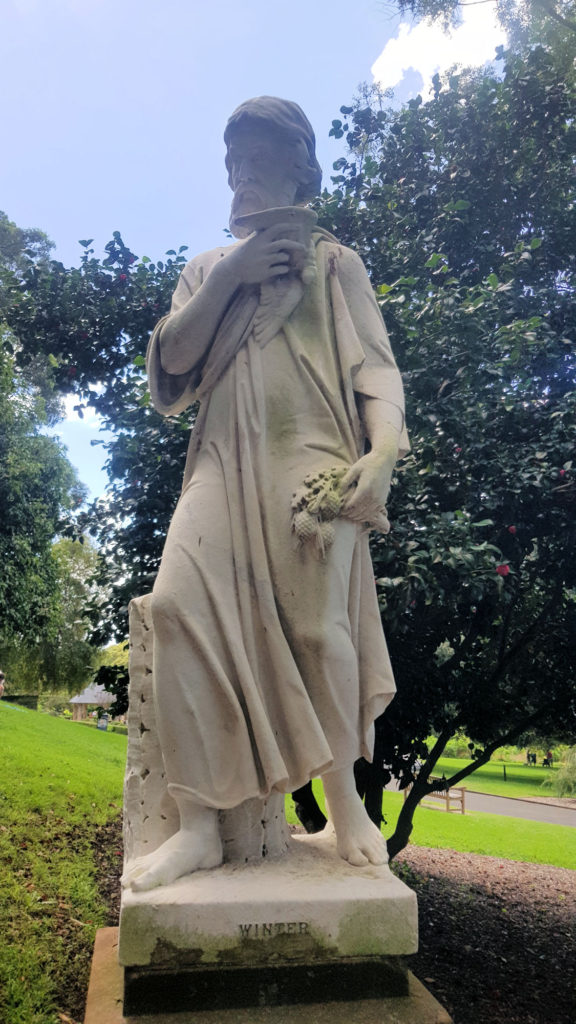 Statues of the Seasons Statues Royal Botanic Garden Sydney