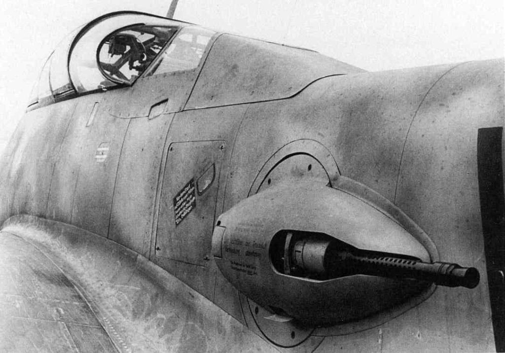 Messerschmitt Me 210 MG 131 machine gun in an FDSL 131/1B remotely operated turret