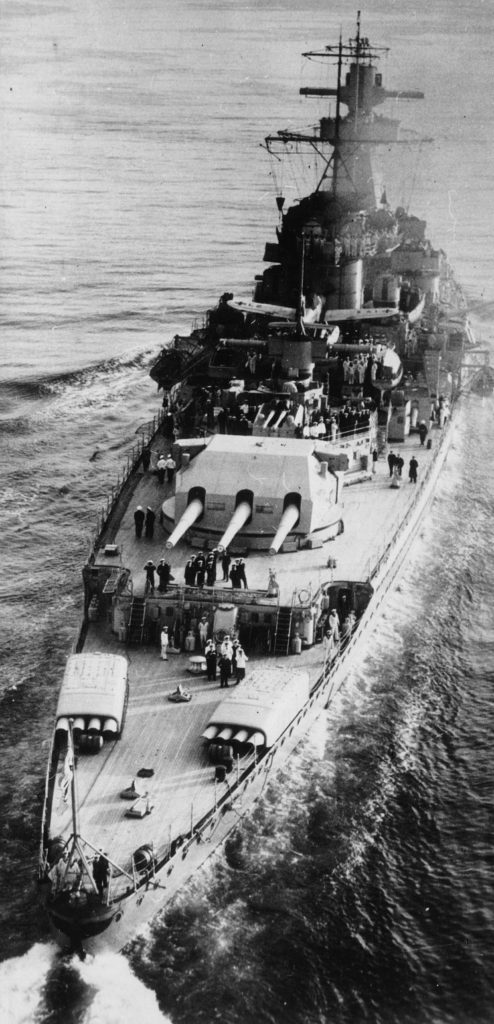 April 1939 Admiral Graf Spee in the English Channel en route to the Atlantic for a naval exercise