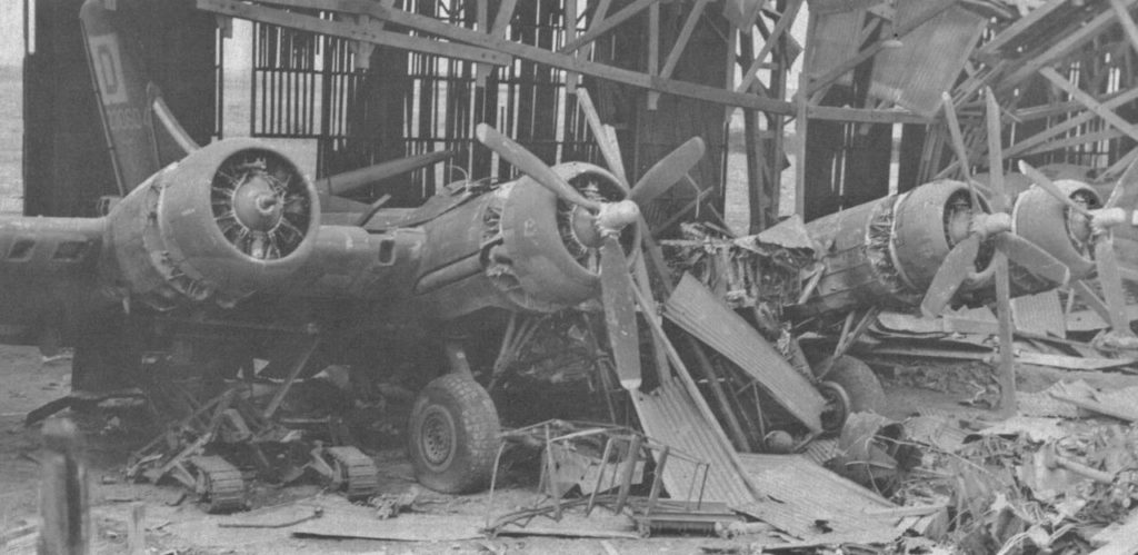 German Boeing B-17 that was recaptured by the Allies. 1945