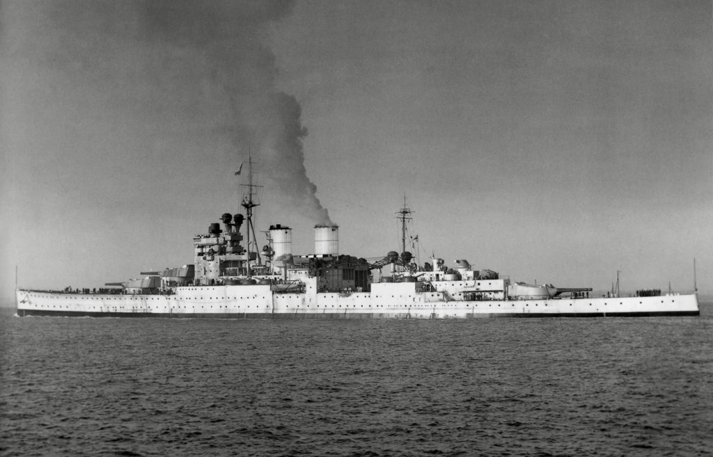 HMS Renown after her 1936-39 reconstruction