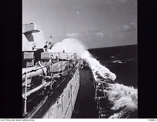 HMAS Shropshire 2 May 1946 Bound For Cape Town