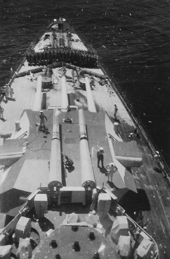 November 27, 1939 A set of false guns to disguise the true identity of the Admiral Graf Spee are added above the forward turret