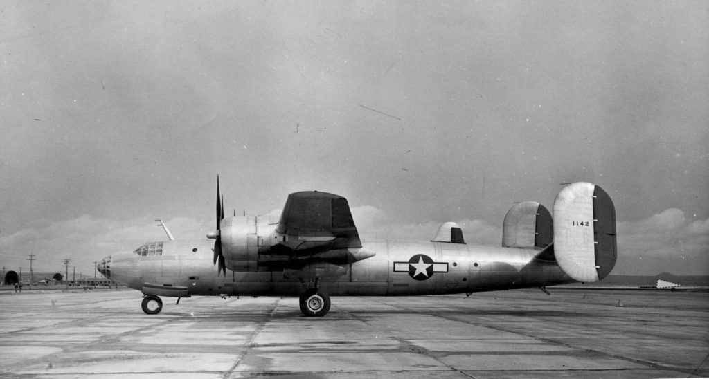 Consolidated XB-32 (S/N 41-142) on Feb. 28, 1944