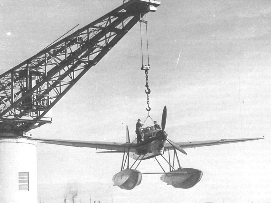 Latécoère 298 Being Hoisted