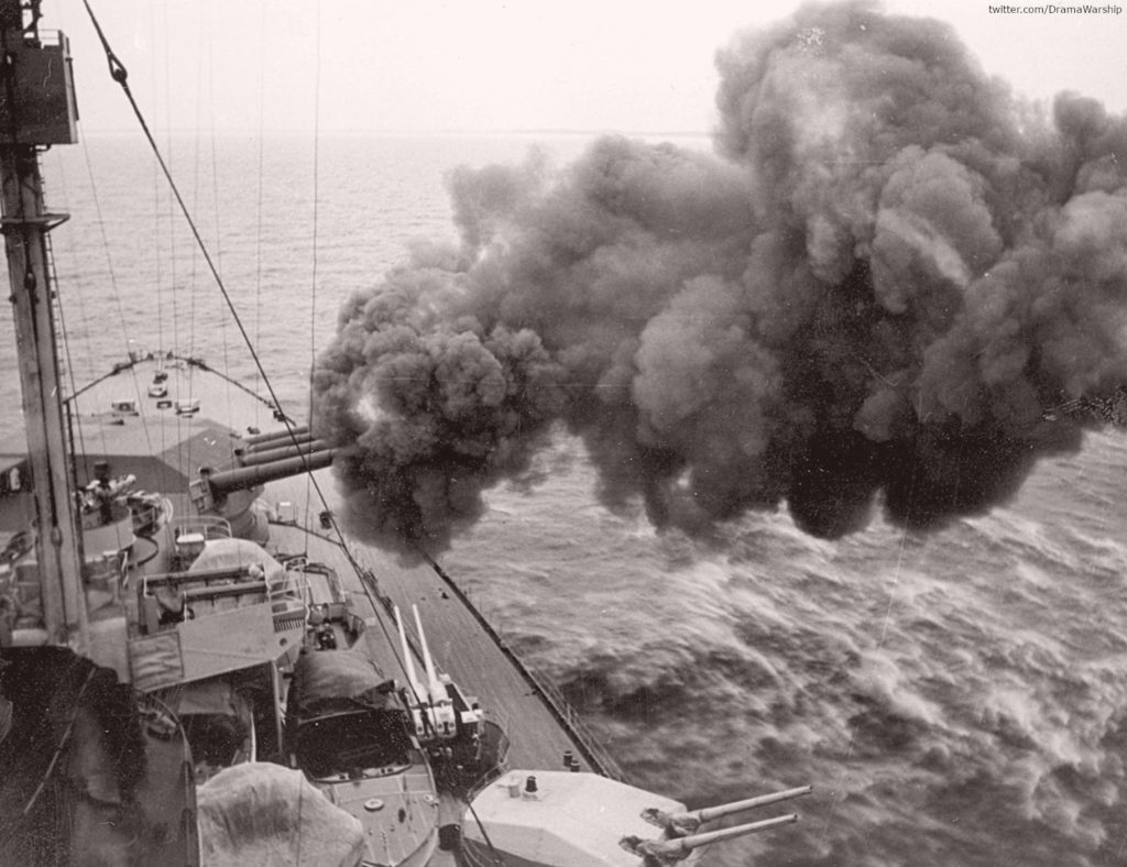 Tirpitz June 1941, off Rugen Island, Baltic Sea. During her shakedown cruise